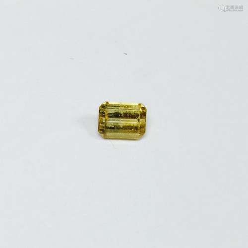 0.70 Carat Yellow Sapphire, 100% Natural Good Quality