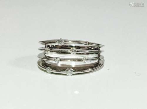 Designer Retro Style, Ladies 0.25 Carat Diamond Ring