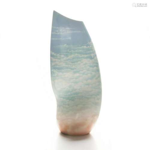 VIBI TORINO HAND PAINTED CLOUD VASE