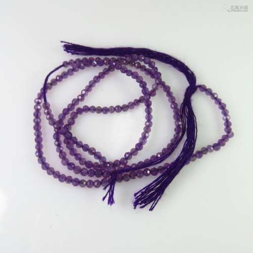 6.55 Ct Genuine 167 Purple Amethyst Round Cut Beads
