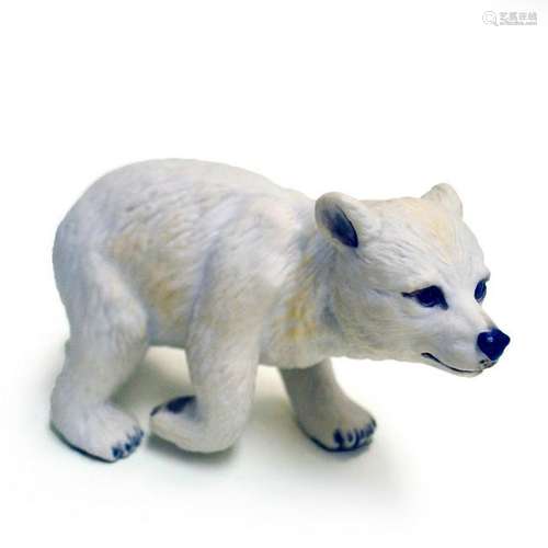 BOEHM PORCELAIN BEAR CUB FIGURINE