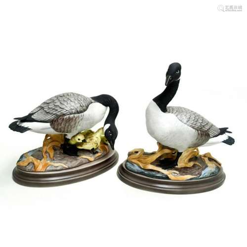 BOEHM PORCELAIN CANADA GEESE, PAIR