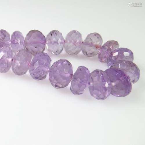 54.08 Ct Natural 25 Purple Amethyst Drilled Ball Beads
