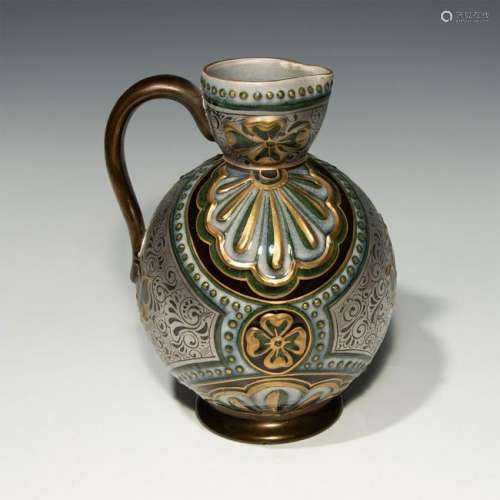 KELLER & GUERIN LUNEVILLE POTTERY PITCHER