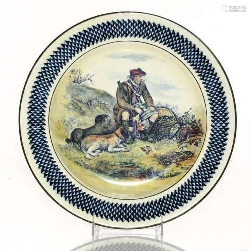 ROYAL DOULTON PLATE, SCOTTISH HUNTING SCENE D3695