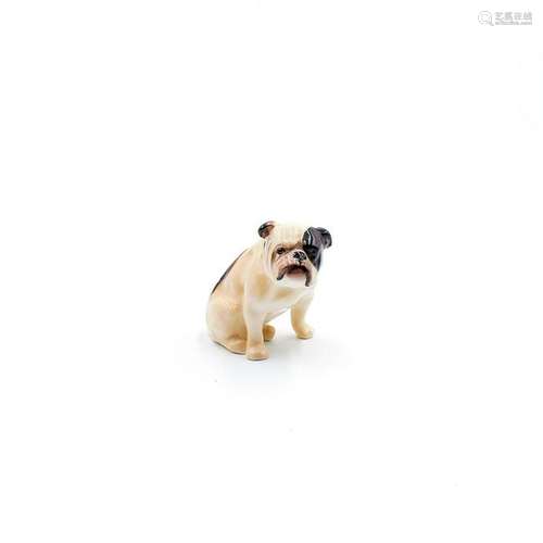 ROYAL DOULTON DOG FIGURE, SEATED BULLDOG K1