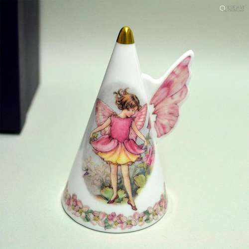 ROYAL WORCESTER PORCELAIN COLUMBINE FAIRY CANDLE