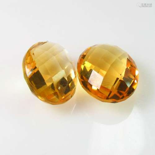 10.28 Ct Natural Bright Yellow Citrine Oval