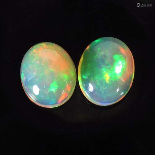 5.05 Ct Natural Ethiopian Multi-Color Fire Opal Oval