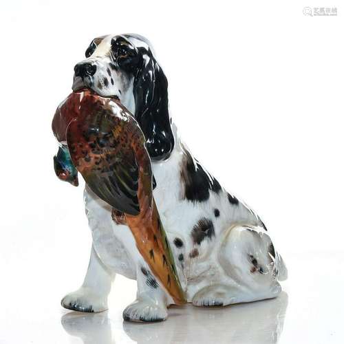 ROYAL DOULTON LARGE DOG FIGURE COCKER SPANIEL HN1137