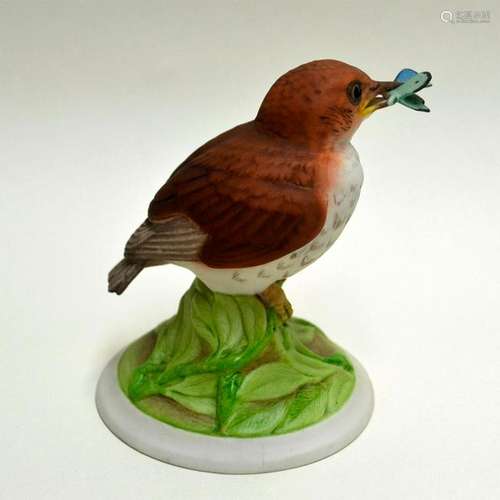 BOEHM PORCELAIN BABY WOOD THRUSH