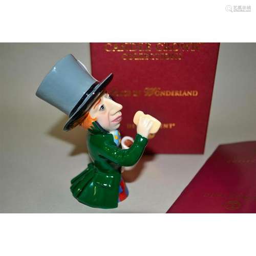 DEPT 56 MAD HATTER CANDLE EXTINGUISHER ALICE IN