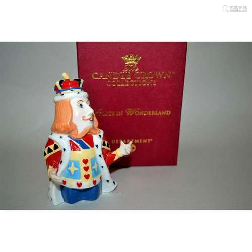 DEPT 56 KING OF HEARTS CANDLE EXTINGUISHER ALICE IN