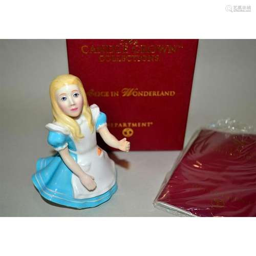 DEPT 56 ALICE CANDLE EXTINGUISHER ALICE IN WONDERLAND