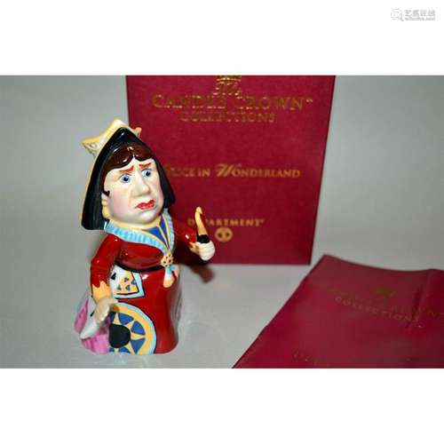 DEPT 56 QUEEN OF HEARTS CANDLE EXTINGUISHER ALICE IN