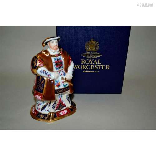 ROYAL WORCESTER HENRY VIII CANDLE SNUFFER