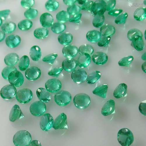 14.55 Ct Natural 100 Zambian Emerald Round Diamond Cut