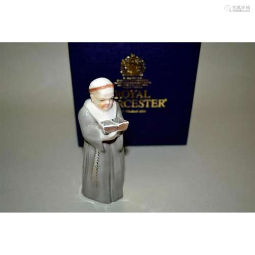 ROYAL WORCESTER THE MONK CANDLE SNUFFER