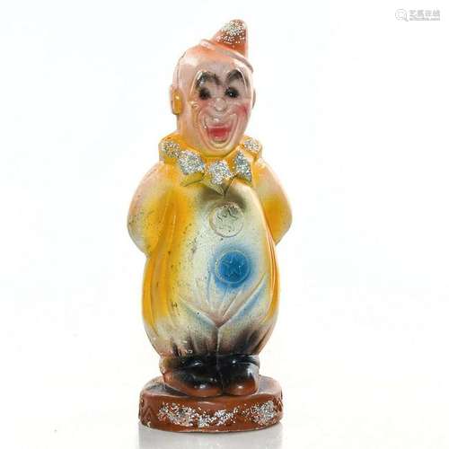 CHALKWARE FIGURINE, CLOWN