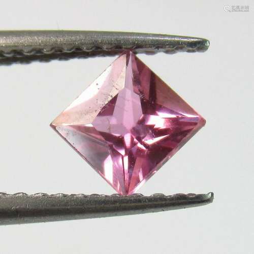 0.62 Ct Natural Pink Sapphire Square Cut