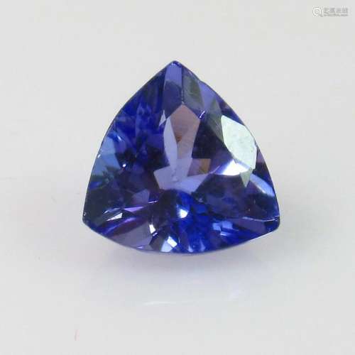 1.00 Ctw Natural Tanzanite Trillion Cut