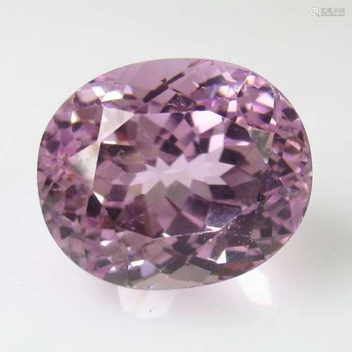 15.51 Ct Natural Pink Kunzite Oval Cut