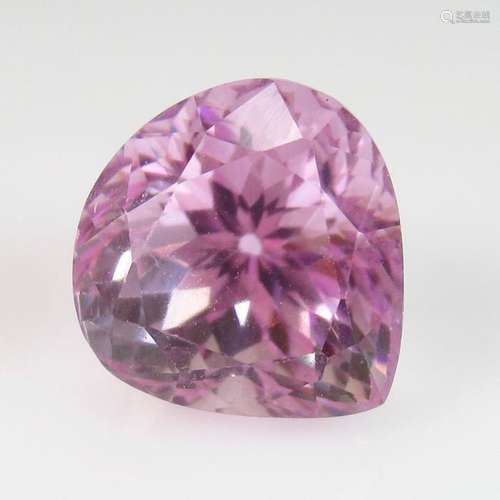 8.13 Ct Natural Pink Kunzite Pear Cut