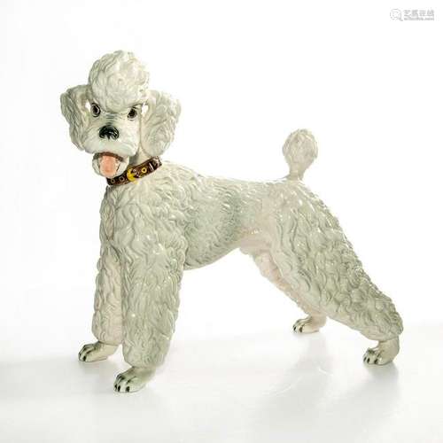 CERAMIC FIGURINE, POODLE