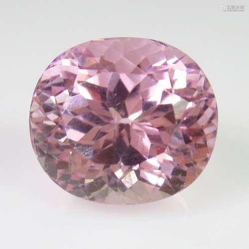 8.91 Ct Natural Sweet Pink Kunzite Cushion Cut