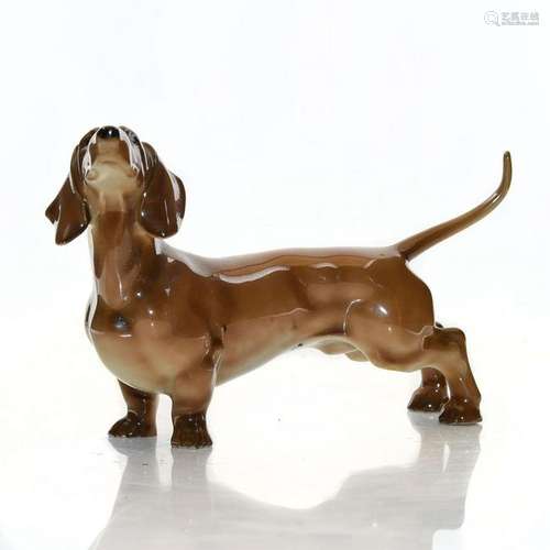 HUTSCHENREUTHER SMALL DOG FIGURINE DACHSHUND