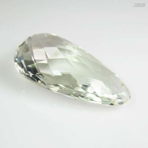 24.14 Ct Natural Brazil White Topaz Drilled Pear Drop