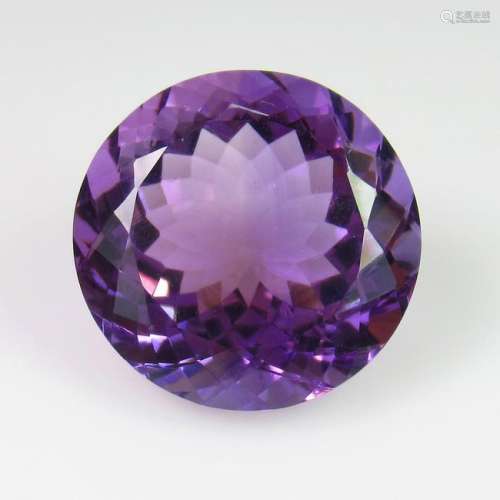 15.87 Ct Natural Purple Amethyst Round Cut