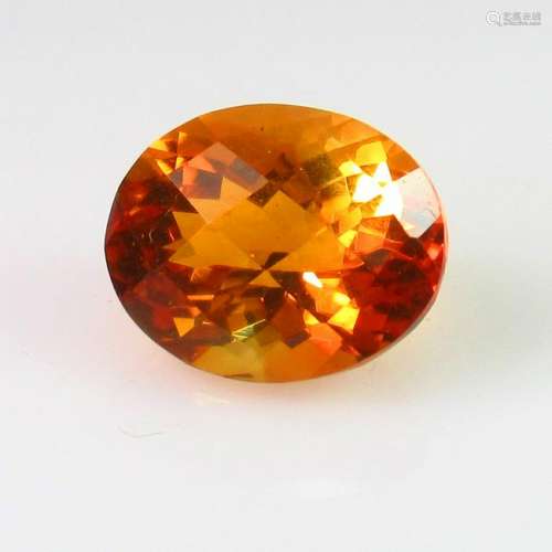 4.92 Ct Natural Bright Yellow Citrine Oval Cut