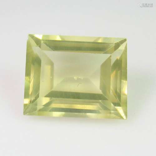 9.13 Ct Natural Yellow Andalusite Rectangle Cut