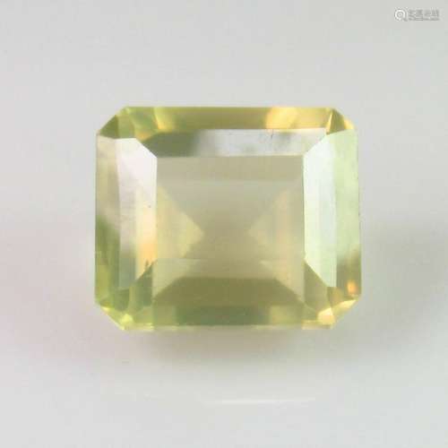7.87 Ct Natural Yellow Andalusite Octagon Cut