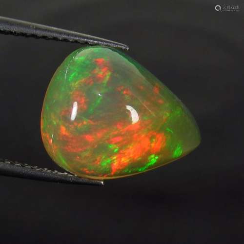 5.00 Ct Natural Ethiopian Multi-Color Fire Opal Pear