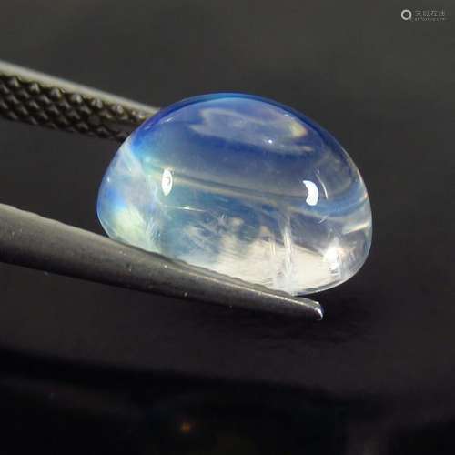 3.45 Ct Natural Blue Moonstone Oval Cab Top Quality