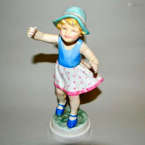 ROYAL WORCESTER SUNDAY'S CHILD CHILDREN FIGURINE