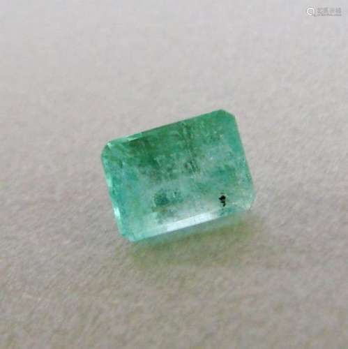 Colombia Emerald Octagon Facet 1.38Ct 7.6x5.6x4.5 mm