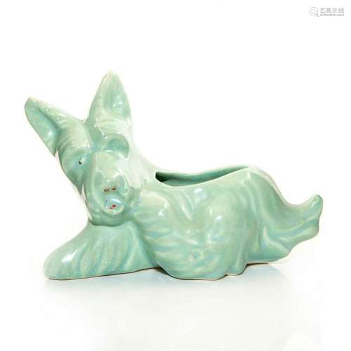 VINTAGE ART POTTERY SCOTTISH TERRIER PLANTER