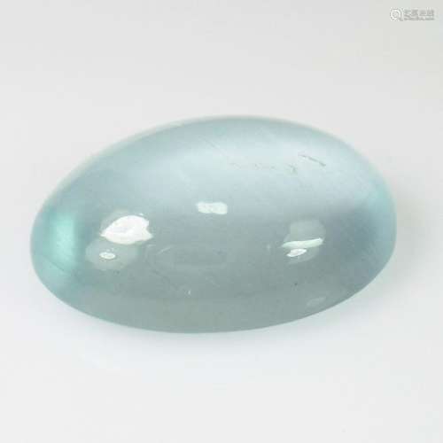 11.09 Ctw Natural Blue Aquamarine Oval Cab