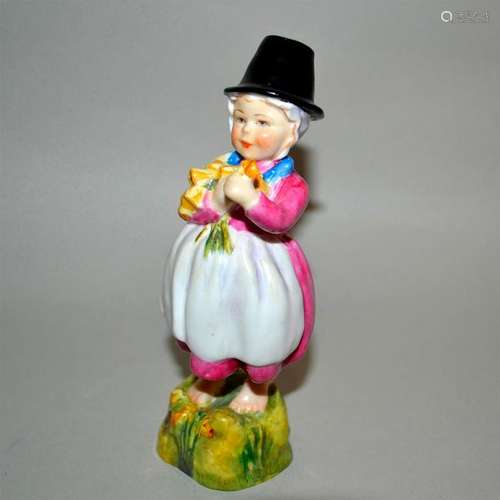 ROYAL WORCESTER WALES CHILDREN FIGURINE