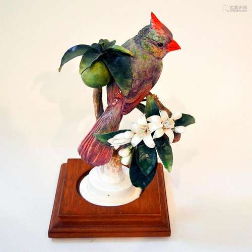 ROYAL WORCESTER DOROTHY DOUGHTY VIRGINIA RED CARDINAL,