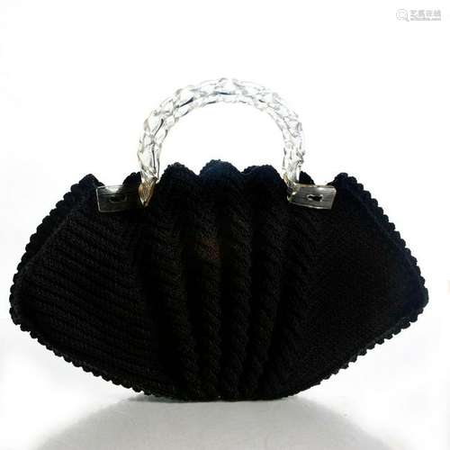 1950s CROCHET HANDBAG