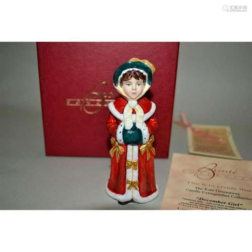 BRONTE PORCELAIN DECEMBER GIRL CANDLE EXTINGUISHER