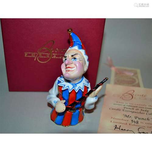 BRONTE PORCELAIN MR. PUNCH CANDLE EXTINGUISHER