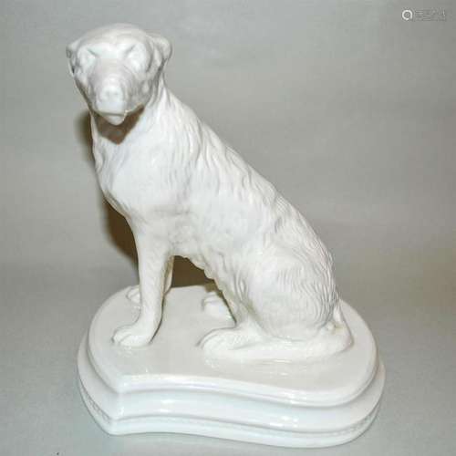 BELLEEK PORCELAIN WOLFHOUND DOG COLLECTORS SOCIETY