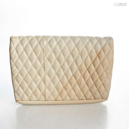 JUDITH LEIBER HANDBAG, SNAKESKIN