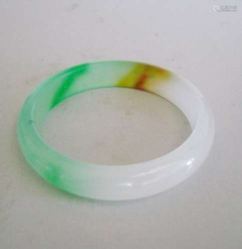 Natural Jadeite Jade Bangle Grade B Size:7.5