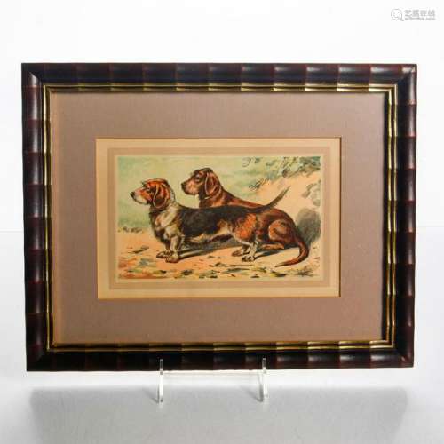 2 1900 C. DEPICTION OF DOGS BY P. MAHLER A GERMAN